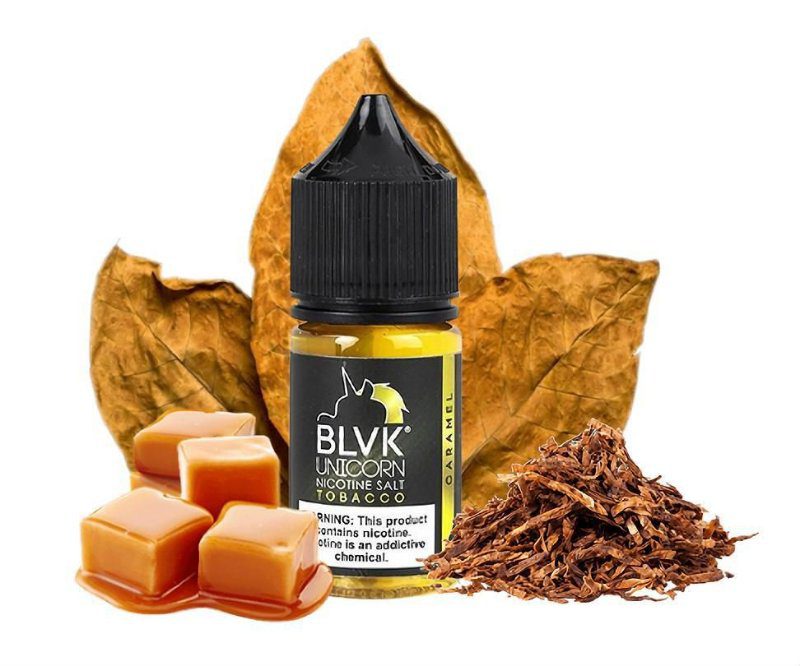 L Quido Caramel Tobacco Nicsalt Blvk Unicorn Best Vape Brasil