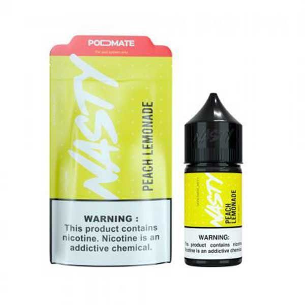 LIQUIDO NICSALT NASTY PODMATE PEACH LEMONADE Best Vape Brasil