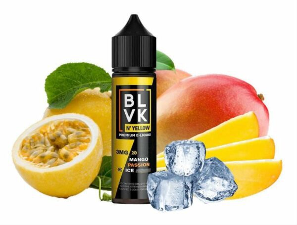 LÍQUIDO MANGO PASSION ICE - N´YELLOW PREMIUM - BLVK UNICORN