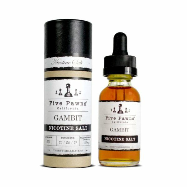 LÍQUIDO GAMBIT- NICOTINE SALT - FIVE PAWNS 