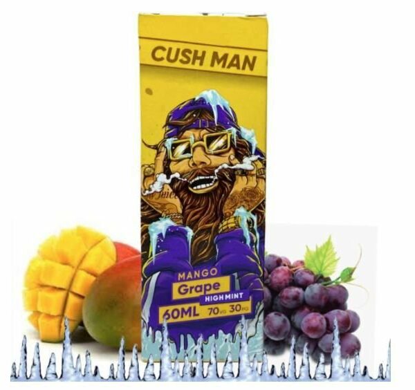 LÍQUIDO CUSH MAN MANGO GRAPE - HIGH MINT - NASTY JUICE