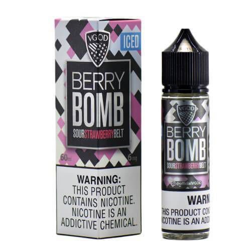 LÍQUIDO BERRY BOMB STRAWBERRY BELT ICED - VGOD