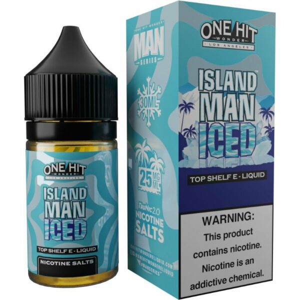 LIQUIDO ISLAND MAN ICED - NICSALT - ONE HIT WONDER E-LIQUID