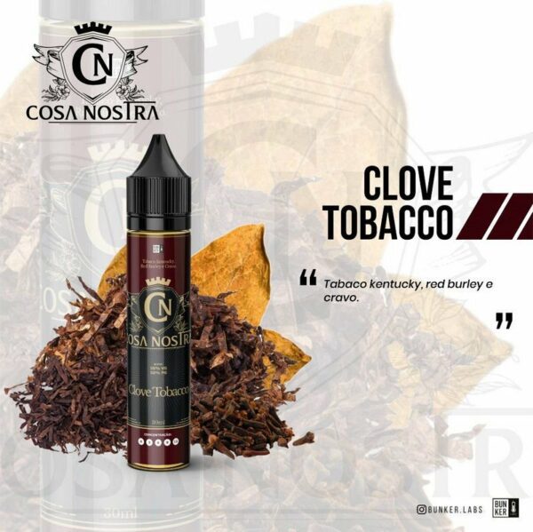 LÍQUIDO CLOVE TOBACCO - COSA NOSTRA