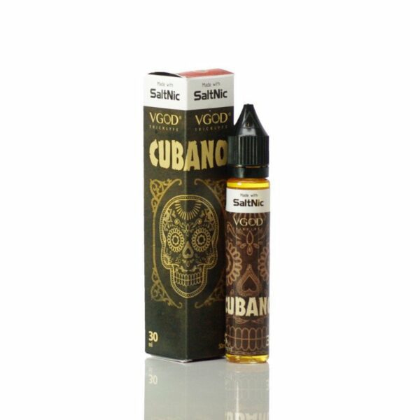 LÍQUIDO CUBANO RICH CREAMY - SALTNIC / SALT NICOTINE - VGOD