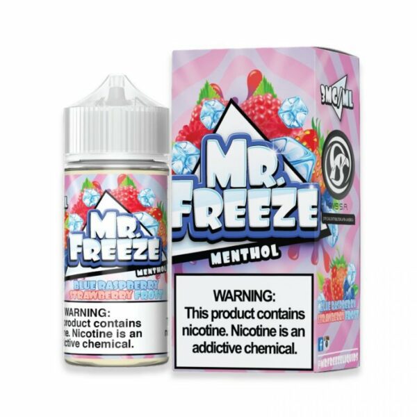 LÍQUIDO BLUE RASPBERRY STRAWBERRY FROST - MR. FREEZE