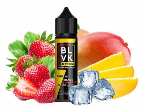 LÍQUIDO MANGO STRAWBERRY ICE - N´YELLOW PREMIUM - BLVK UNICORN