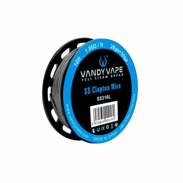 FIO SS CLAPTON WIRE / SS316L FULL STEAM AHEAD - VANDY VAPE