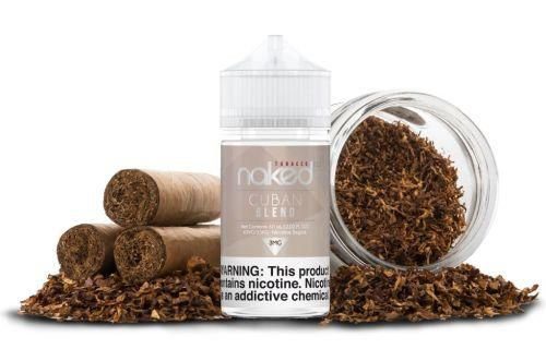 LÍQUIDO CUBAN BLEND - TOBACCO - NAKED 100