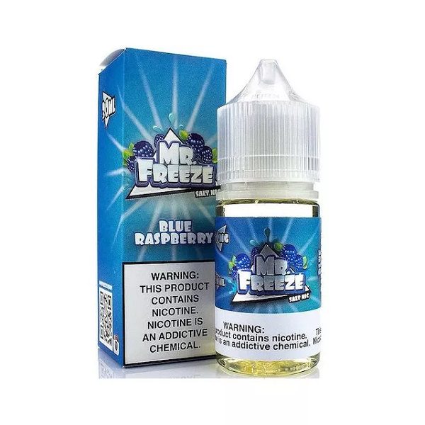 LÍQUIDO BLUE RASPBERRY SALT NICOTINE - MR. FREEZE