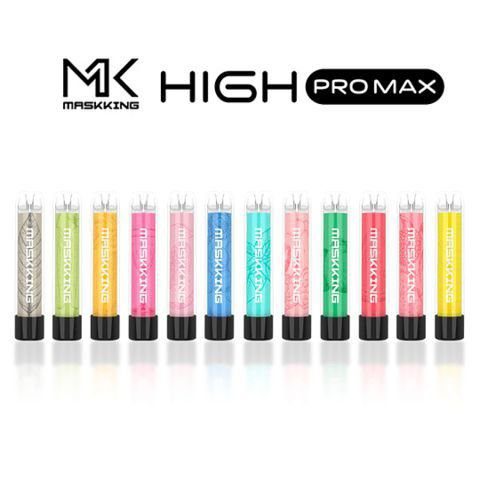 POD DESCARTÁVEL 5% NICSALT HIGH PRO MAX 1500 PUFFS C/ LED - MASKKING