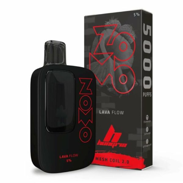 POD DESCARTÁVEL ZOMO HUNGRIA 5000 PUFFS - LAVA FLOW - ZOMO