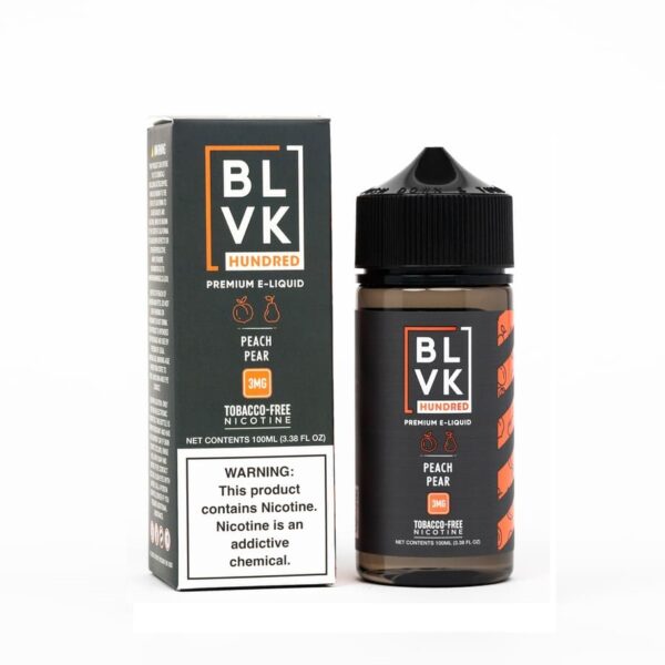 LÍQUIDO BLVK HUNDRED PEACH PEAR - BLVK UNICORN