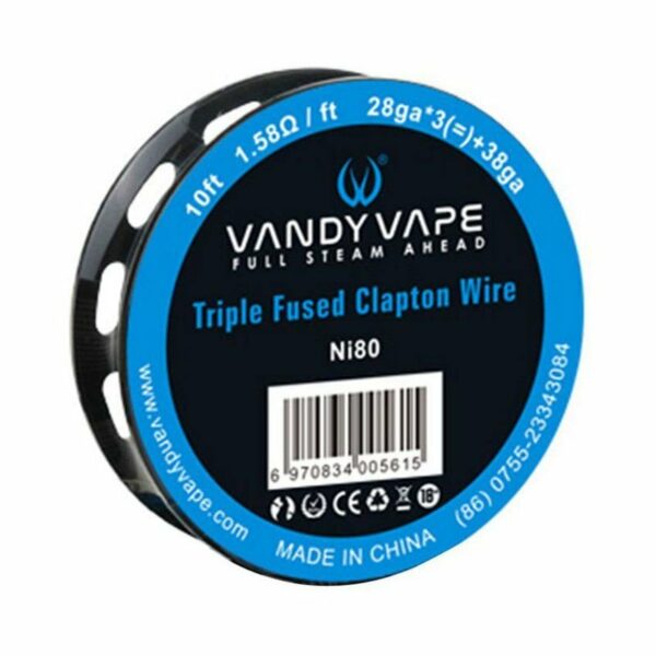 FIO NI80 TRIPLE FUSED CLAPTON WIRE - VANDY VAPE
