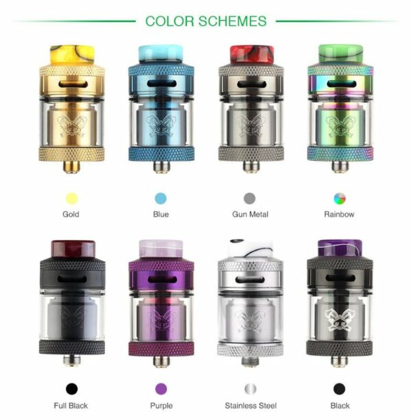 Hell vape Dead Rabbit RTA Nomes cores