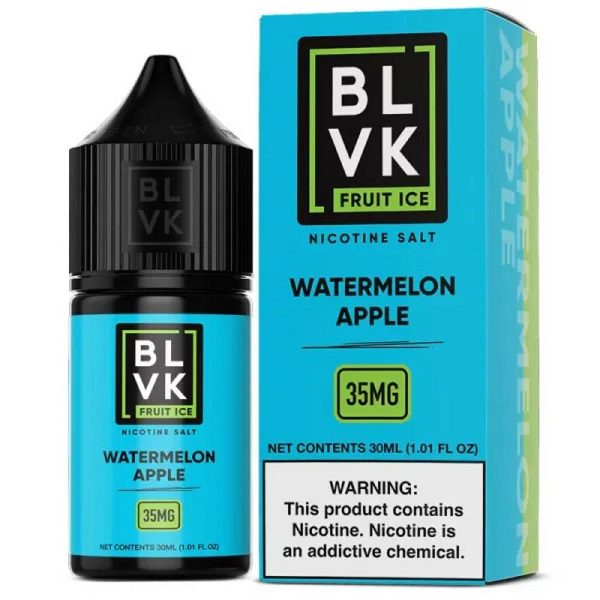 LÍQUIDO BLVK FRUIT ICE ( REMIX ) WATERMELON APPLE - NICSALT - BLVK UNICORN