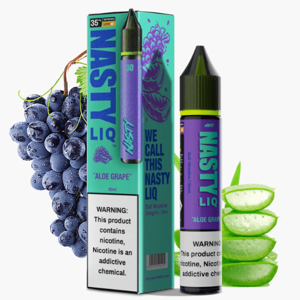 LÍQUIDO NICSALT ALOE GRAPE - NASTY LIQ