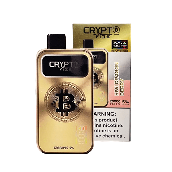 POD DESCARTÁVEL 5% CRYPTO BITCOIN VIBE 20000 PUFFS