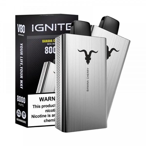 POD DESCARTÁVEL 5% V80 METAL EDITION 8000 PUFFS – IGNITE