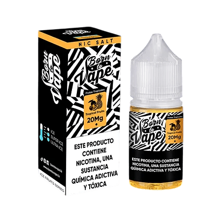 LÍQUIDO TROPICAL FRUIT - NICSALT – BORN TO VAPE