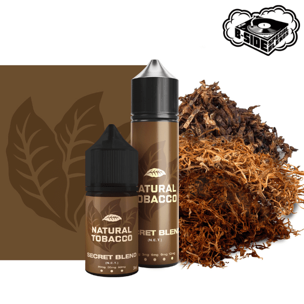 LÍQUIDO NICSALT SECRET BLEND - B-SIDE TOBACCO