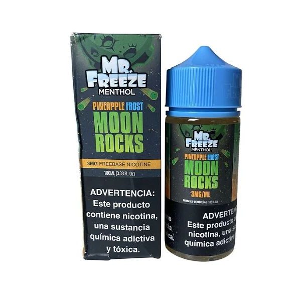 LÍQUIDO FREEBASE PINEAPPLE FROST MOON ROCKS - MR FREEZE